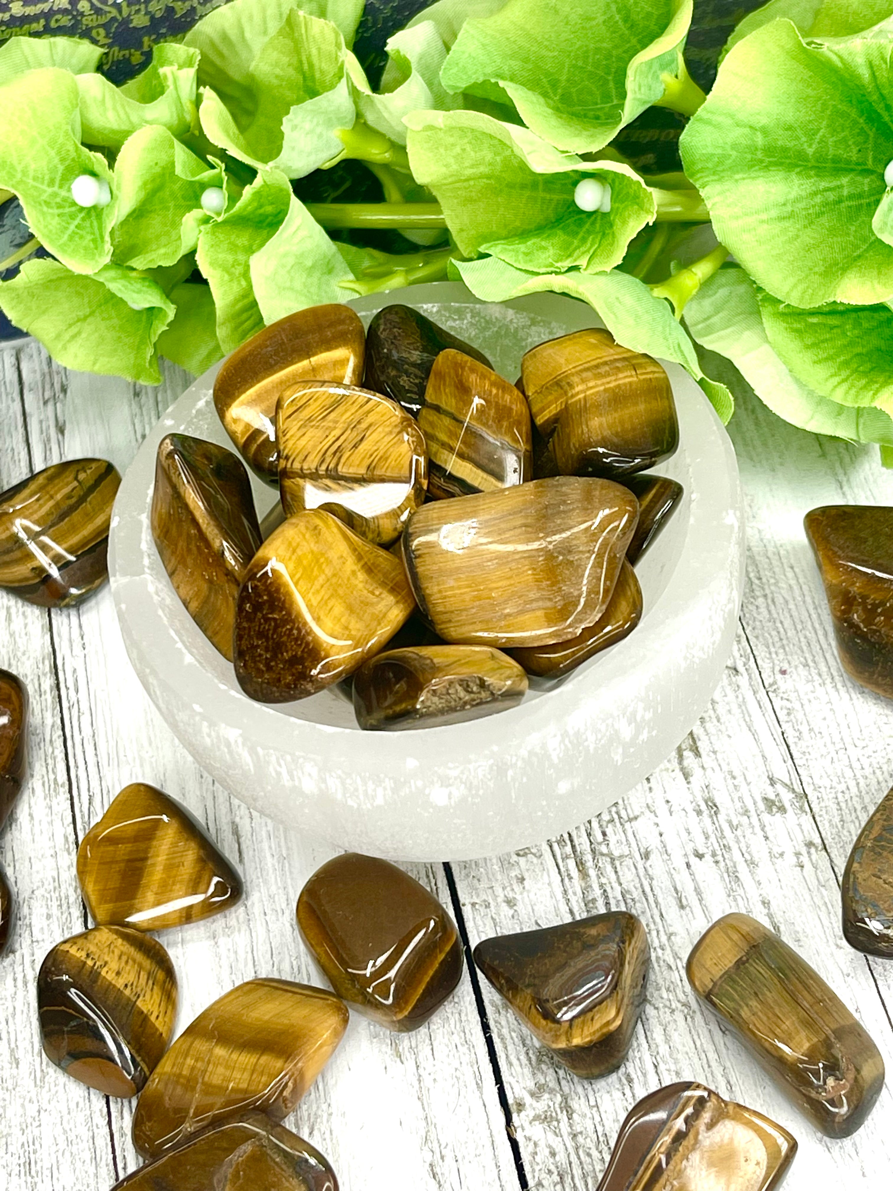 Yellow Tiger's Eye Tumble