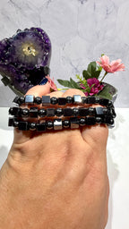 Hematite Cube Bracelet