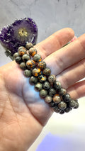8mm Yooperlite Bracelet (UV Reactive)