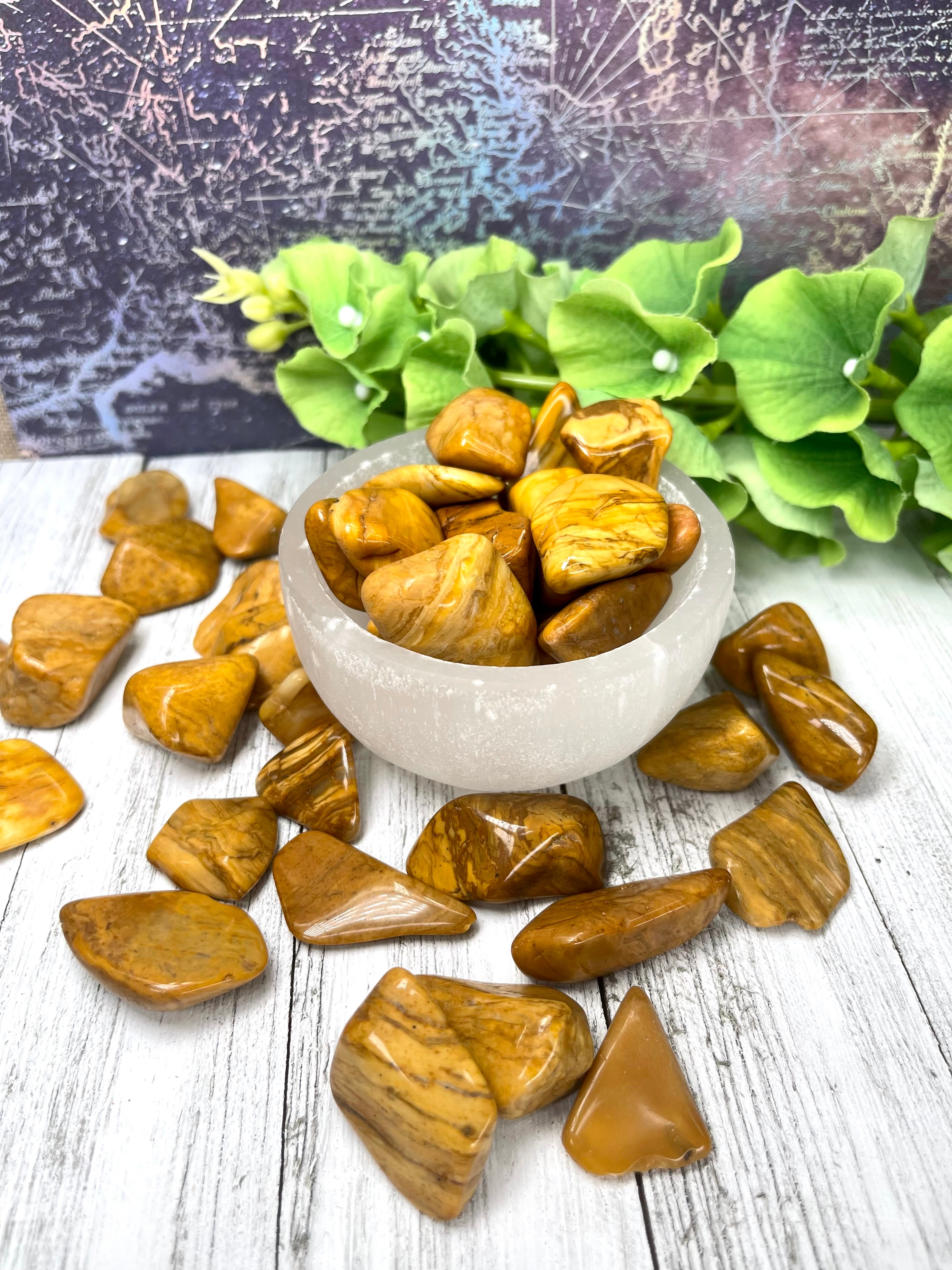 Yellow Jasper Tumble