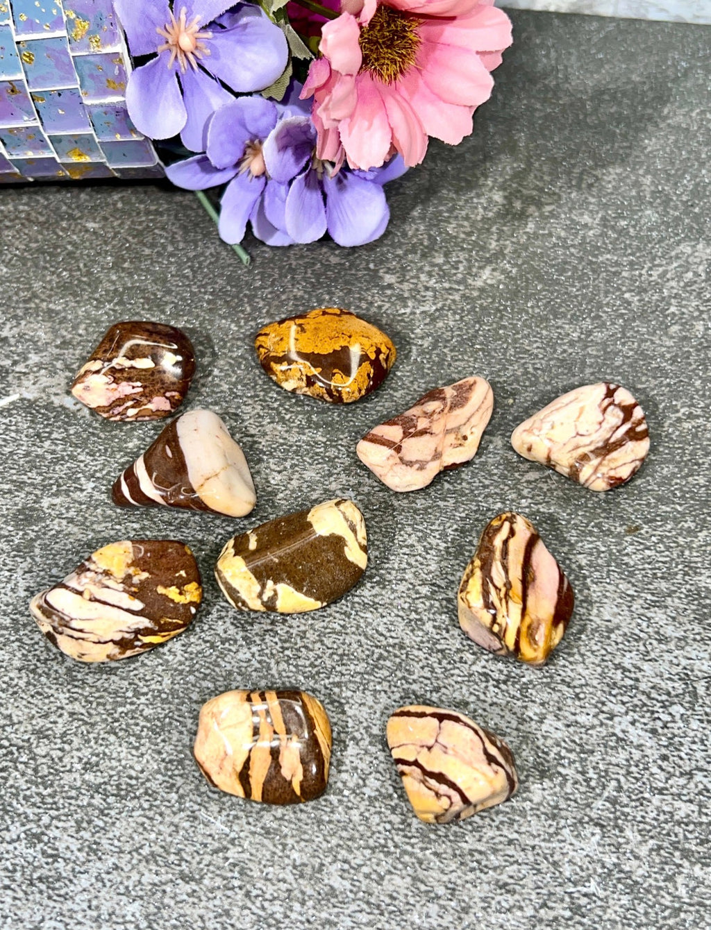 Zebra Jasper Tumble