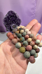 Alashan Agate Moon Bracelet - Various Sizes - You Pick