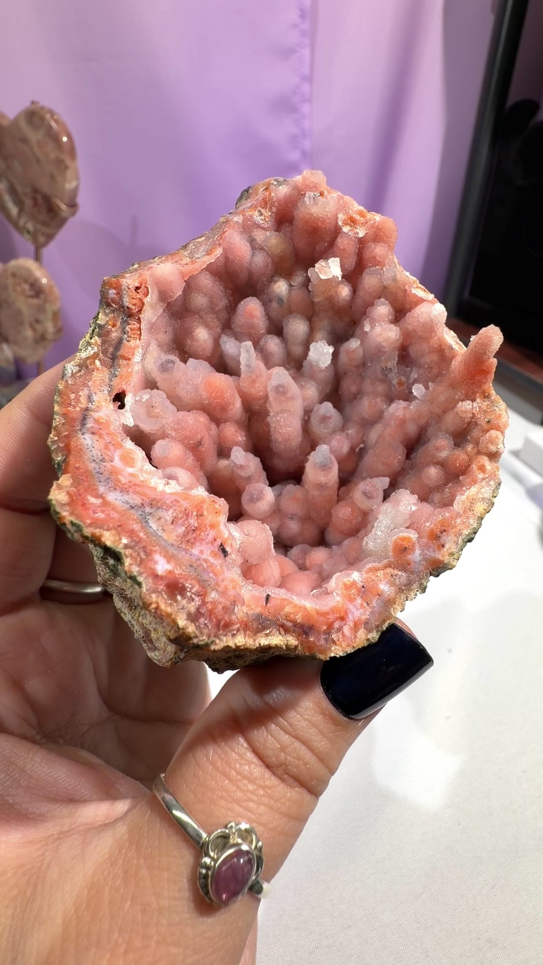 Moroccan Quartz Stalactite Geode