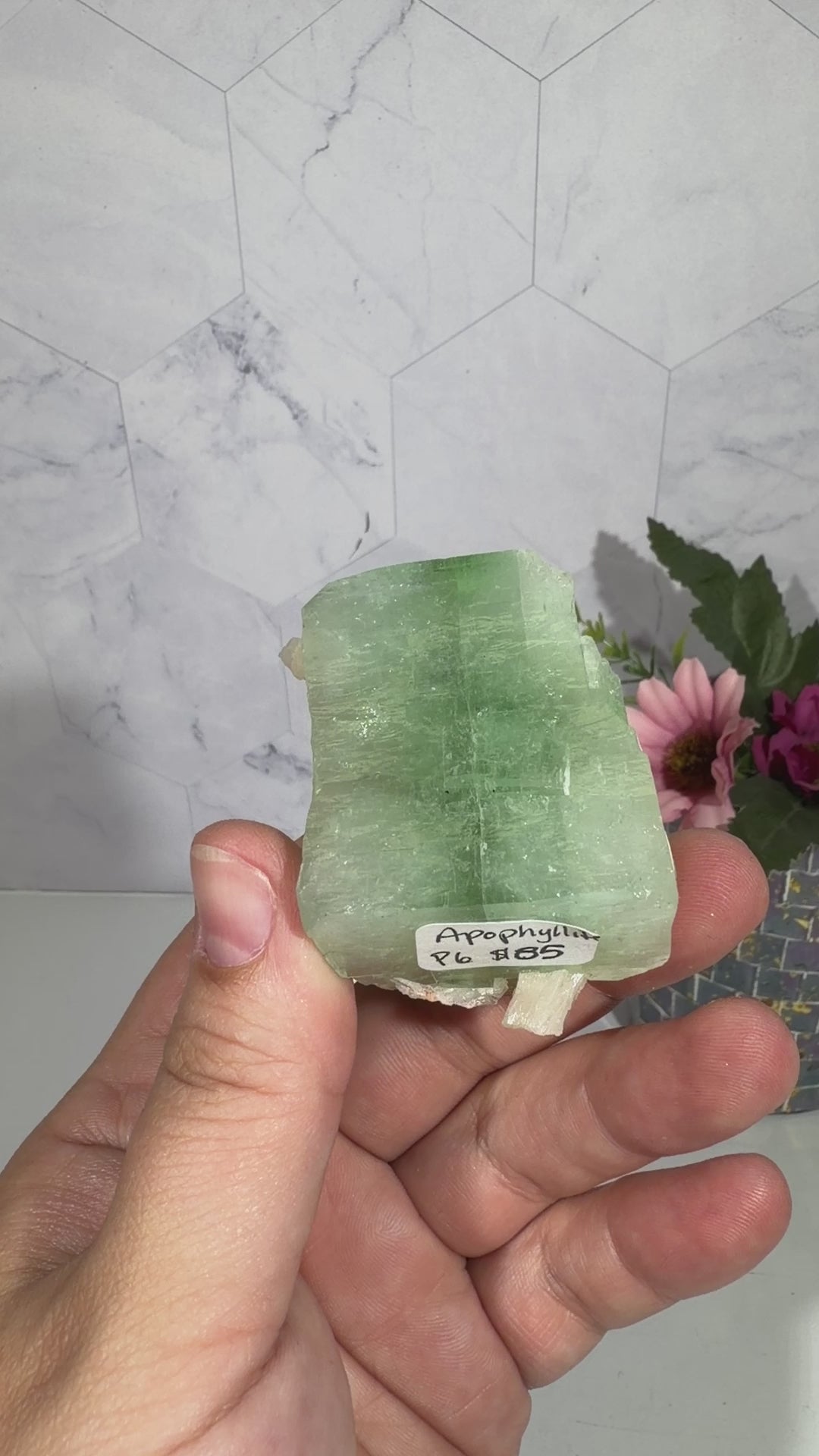 Green Apophyllite A Grade