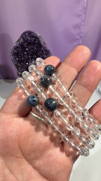 6.5mm Quartz & Pietersite Bracelet